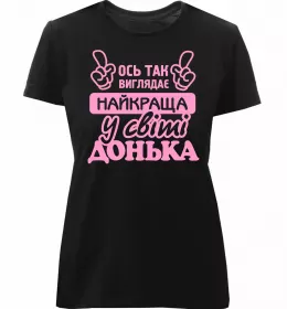 Женская премиум футболка