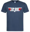 Чоловіча футболка Top dad Темно-синій фото