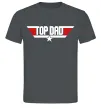 Чоловіча футболка Top dad Графіт фото