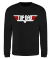 Свитшот Top dad Черный фото