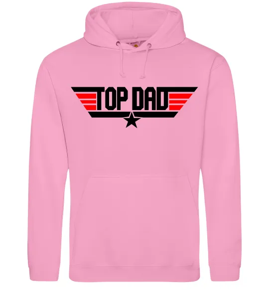 Мужская толстовка (худи) Top dad Розовый фото