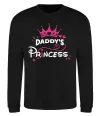 Свитшот Daddy`s princess Черный фото