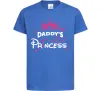 Детская футболка Daddy`s princess Ярко-синий фото