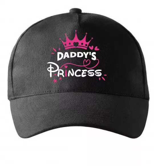 Кепка Daddy`s princess Черный фото