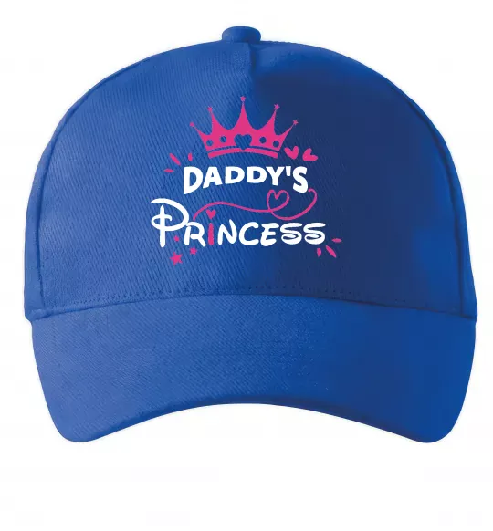 Кепка Daddy`s princess Ярко-синий фото