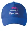 Кепка Daddy`s princess Ярко-синий фото