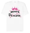 Футболка Оверсайз Daddy`s princess Белый фото