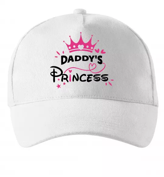 Кепка Daddy`s princess Белый фото