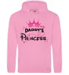 Женская толстовка (худи) Daddy`s princess Розовый фото
