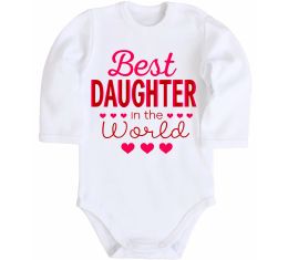 Детский боди Best daughter in world