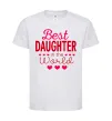 Дитяча футболка Best daughter in world Білий фото