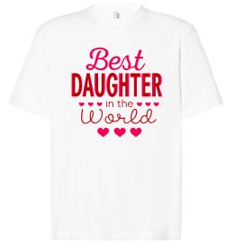 Футболка Оверсайз Best daughter in world