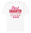 Футболка Оверсайз Best daughter in world Білий фото