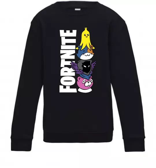 Дитячий світшот Tiny Fortnite Чорний фото