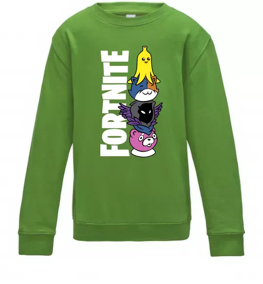 Дитячий світшот Tiny Fortnite Лаймовий фото