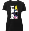 Жіноча преміум футболка Tiny Fortnite Чорний фото