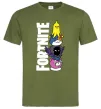 Мужская футболка Tiny Fortnite Оливковый фото