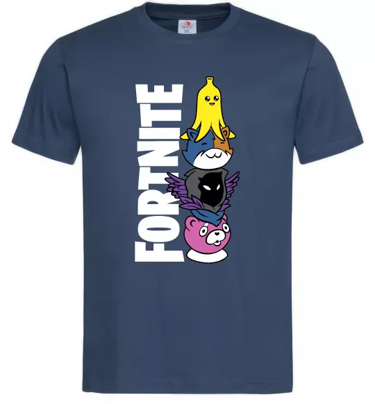 Мужская футболка Tiny Fortnite Темно-синий фото