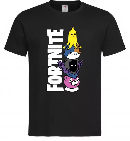 Мужская футболка Tiny Fortnite Черный фото