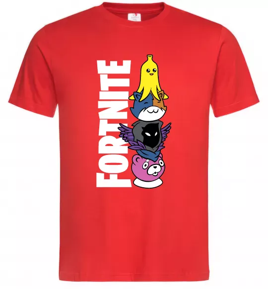 Мужская футболка Tiny Fortnite Красный фото