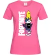 Жіноча футболка Tiny Fortnite Яскраво-рожевий фото
