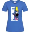 Жіноча футболка Tiny Fortnite Яскраво-синій фото