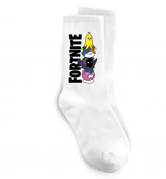 Шкарпетки Tiny Fortnite Білий фото