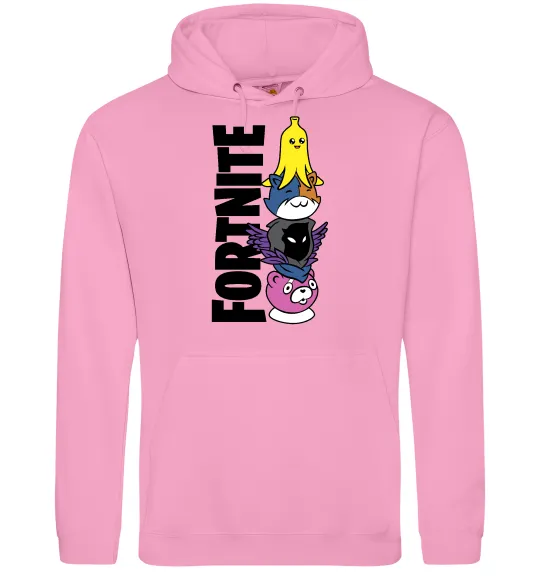 Мужская толстовка (худи) Tiny Fortnite Розовый фото