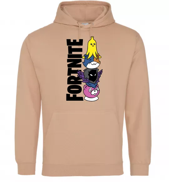 Чоловіча толстовка (худі) Tiny Fortnite Пісочний фото