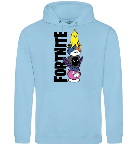 Женская толстовка (худи) Tiny Fortnite Голубой фото