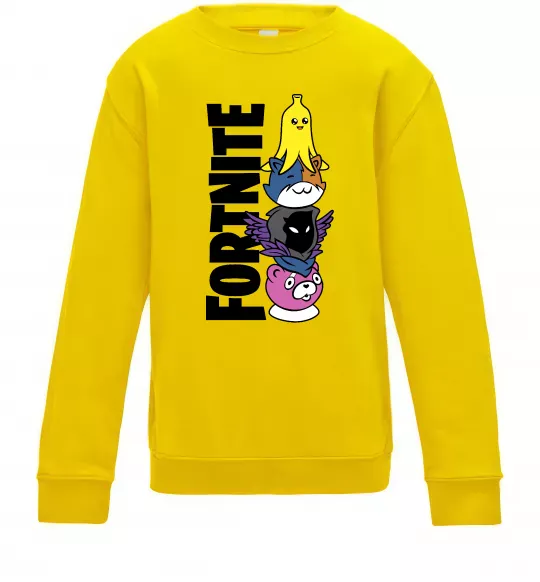 Дитячий світшот Tiny Fortnite Сонячно жовтий фото