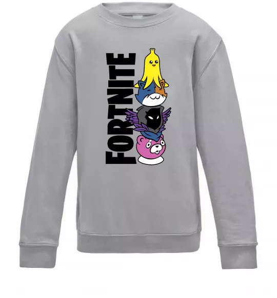 Дитячий світшот Tiny Fortnite Сірий меланж фото