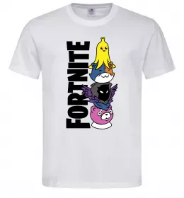 Чоловіча футболка Tiny Fortnite Білий фото