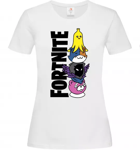 Жіноча футболка Tiny Fortnite Білий фото