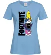 Жіноча футболка Tiny Fortnite Блакитний фото