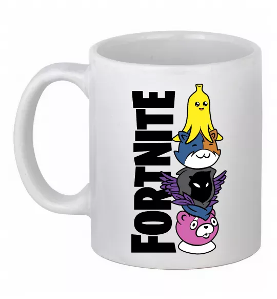 Чашка керамічна Tiny Fortnite Білий фото