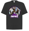 Футболка Оверсайз Logo Fortnite Черный фото