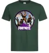 Мужская футболка Logo Fortnite Темно-зеленый фото