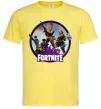 Мужская футболка Logo Fortnite Лимонный фото