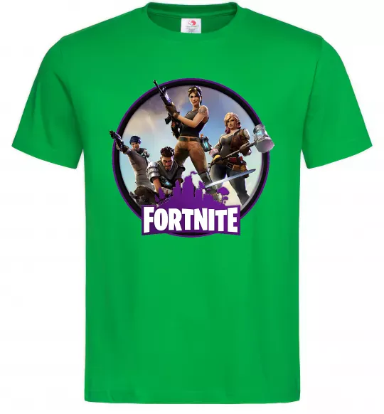 Мужская футболка Logo Fortnite Зеленый фото