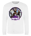 Світшот Logo Fortnite Білий фото