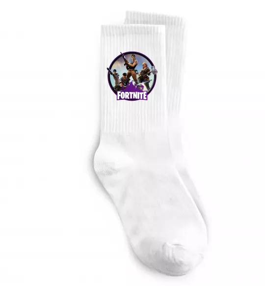 Шкарпетки Logo Fortnite Білий фото
