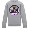 Дитячий світшот Logo Fortnite Сірий меланж фото