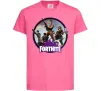 Детская футболка Logo Fortnite Ярко-розовый фото