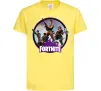 Детская футболка Logo Fortnite Лимонный фото