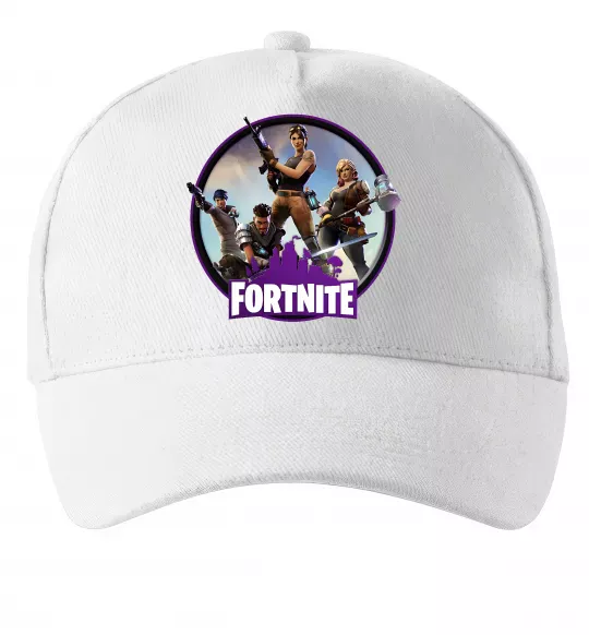 Кепка Logo Fortnite Білий фото