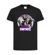 Детская футболка Logo Fortnite Черный фото