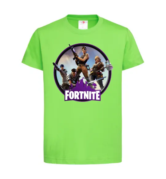 Детская футболка Logo Fortnite Лаймовый фото