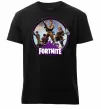 Чоловіча преміум футболка Logo Fortnite Чорний фото