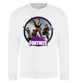 Свитшот Logo Fortnite Белый фото